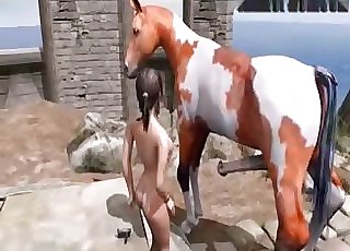 Tomb Raider enjoys big horse boner