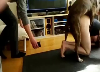 Ass-fucking gross torments her tight booty